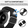 20/22mm Watchband For Garmin Venu SQ 2 Vivoactive 3/4 Strap Wristband For Forerunner 965 265 745 255 Braided Nylon Bracelet Belt