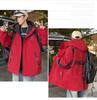 Men's Autumn/Winter Hooded Parka - Thick Velvet, Warm, and Loose-Fit for Teens Outdoor Cold Protection