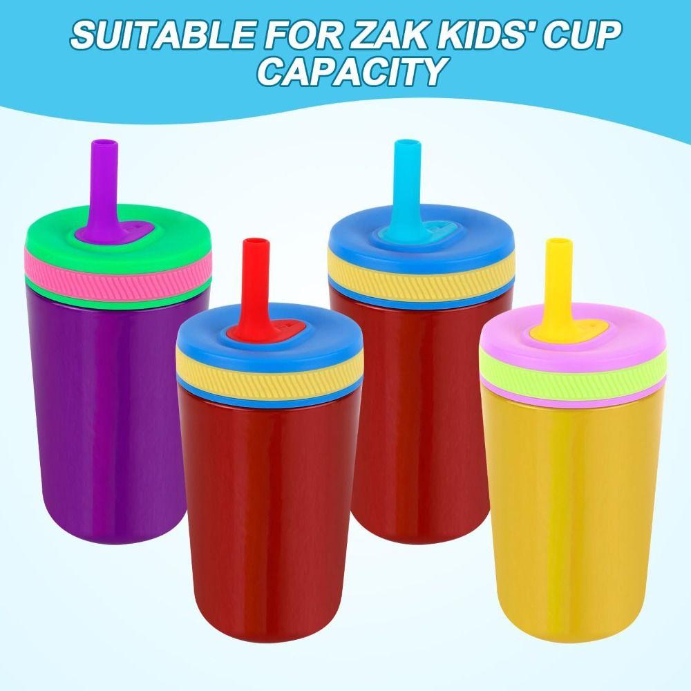 

Чашка без BPA Багаторазова змінна соломинка для пляшки для води Zak Designs Kelso Аксесуари фіолетовий