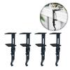 Christmas Stocking Holders Adjustable Mantle Christmas Sock Hook Anti-slip Fireplace Stocking Rack Multi-use Hooks for Xmas Party Decoration