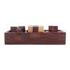 Shriji Crafts Wooden 3D Puzzles Game 3-in-1 Soma Cube Interlocking Block Snake Cube Brain Teaser Game Christmas and New Year