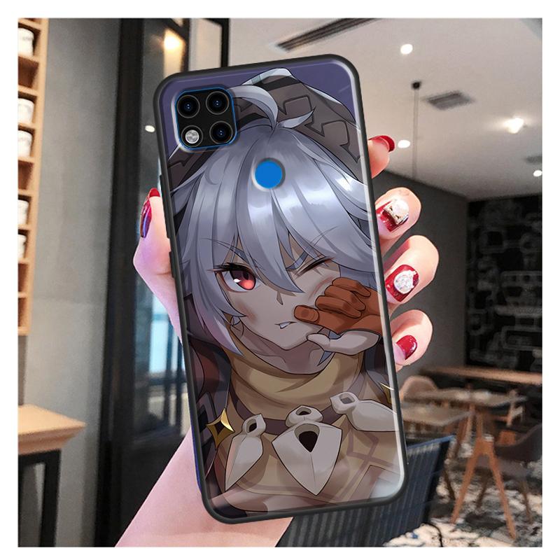 Razor Genshin Impact Soft Case For Xiaomi Redmi Note 11 Pro Note 10 Pro Note 9 Pro 10S 9S 8T 9A 9C 9T Cover