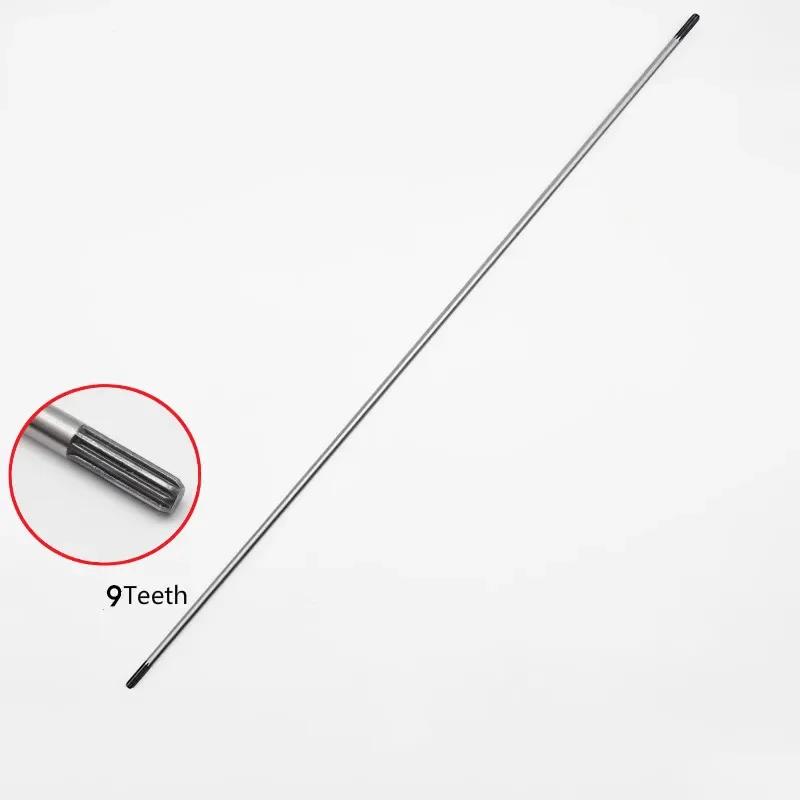 Nou 9 dinți/pătrat 8 mm grosime arbore de transmisie pentru 26 mm tub de aluminiu iarbă trimmer perie tăietor 760 mm lung lanț ferăstrău tuns gard viu