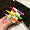 6Pcs/Set Realistic Vegetable Shape Food-Shaped Hairpin Novelty Side Hair Clips  Bangs Flyaway Hair