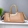 Red Patent Leather Crocodile Pattern Women's Wedding Crossbody Handbag