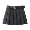 In Stock Spring 2026 Women's Versatile Academic Style Pleated Short Skirt MBF1SKT011
