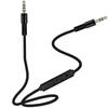 Cord Volume control Speaker Line Nylon Braid Aux Cable Audio Wire Car Aux Cord Audio Cable