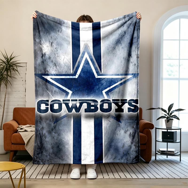 Dallas Cowboys Soft and Comfortable Flannel Suitable for Sofas Living Rooms Outdoor Camping Travel and Also Makes a Great Anniversary Gif