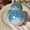 Slow Rebound Blue Glacier Sensory Ball Soft Stress Relief Grip Stretch Focus Toy For Office Desk