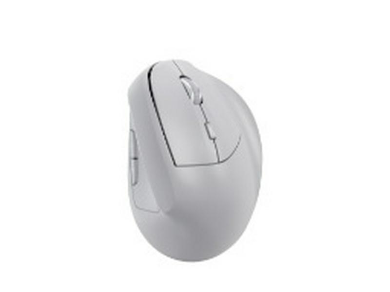 Ergonomic Vertical Wireless Rechargeable Bluetooth Mouse - Silent Dual Mode for Notebook
