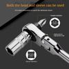 Double Ended 2 In 1 Ratchet Wrench 1/4 Inch Quick Spanner Tool Portable Mini Wrench  Repair