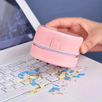 Mini aspirator portabil de birou, aspirator silențios, expert în curățarea biroului, biroului de studiu, cadou rafinat pentru studenți