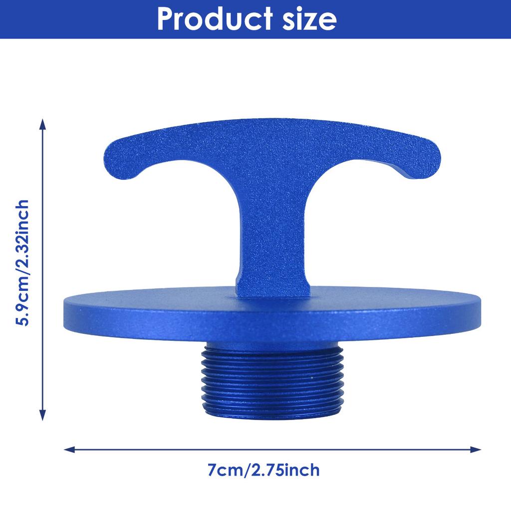 Oil Filter Plug Tool 2013-2018 RAM 2500 3500 5.9L 6.7L Aluminum Alloy Leakproof Oil Filter Plug Cover Closing Tool Auto Parts