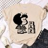 Mafalda Tshirt Women Graphic Tee feUnisex Unisexga Harajuku Clothes Womens Tshirt