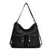 Women's Large Shoulder Bag Fashion Outdoor Travel Crossbody Bag Large Capacity Handbag Waterproof Nylon Cloth Bag