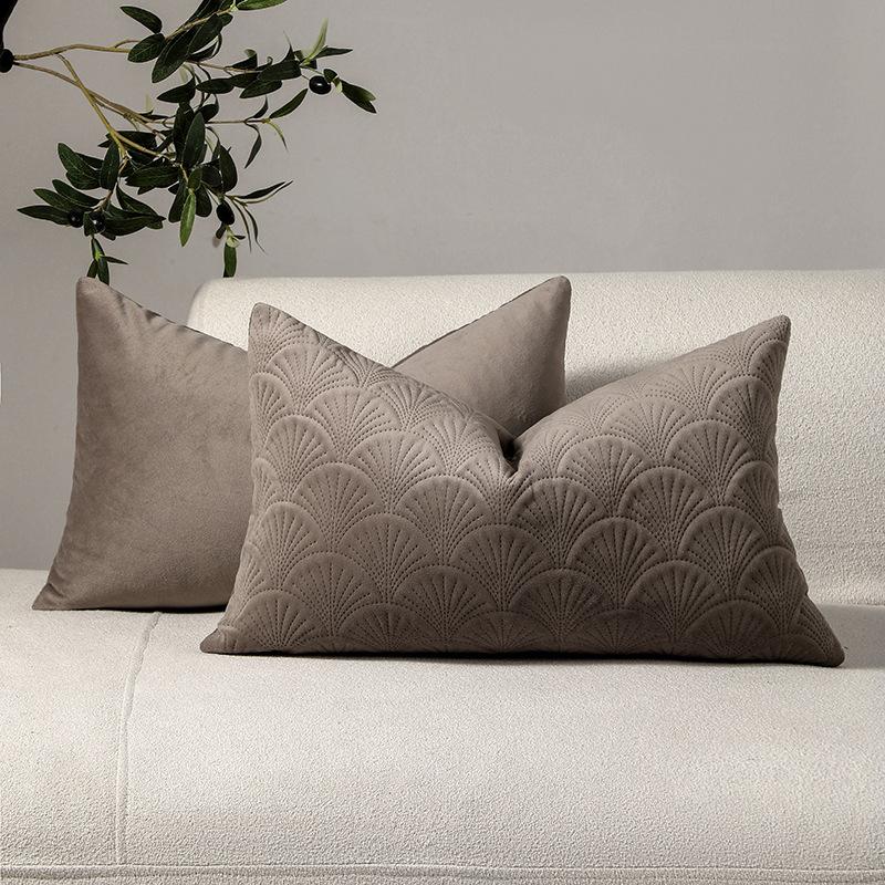 

Осень Зима Плюшевая Ретро Тисненая Наволочка Наволочка для Гостиной 30*50cm