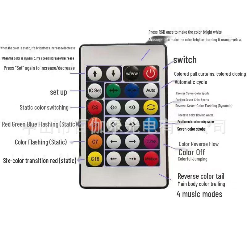 Waterproof Colorful LED 5V USB App-Controlled Flowing Curtain Light Strip