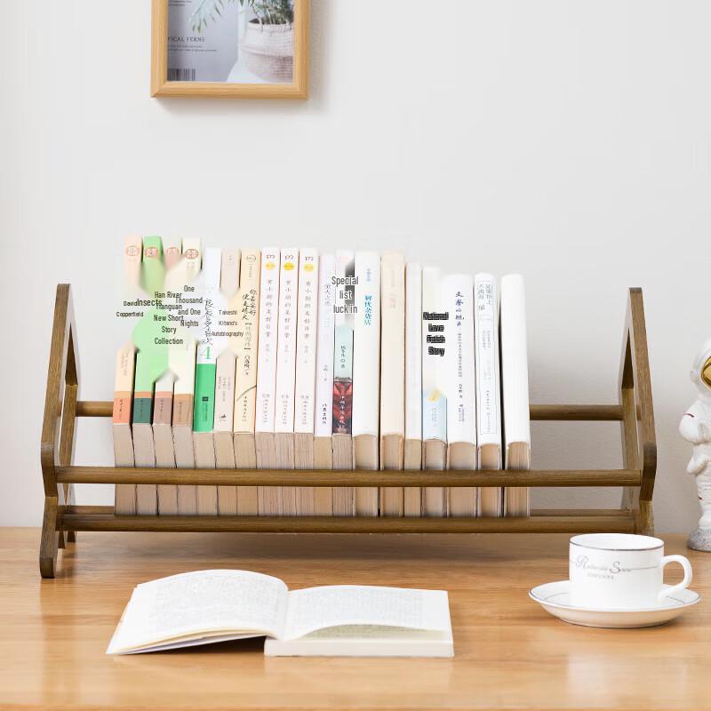 Jinlongxing Modern Wooden Desktop Organizer Shelf