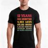 Birthday Countdown Shirt Twelve Years Of Being Awesome Bday Gifts Boy Girl 12 Year Old Gifts Vintage 2009 12th Birthda Tshirt