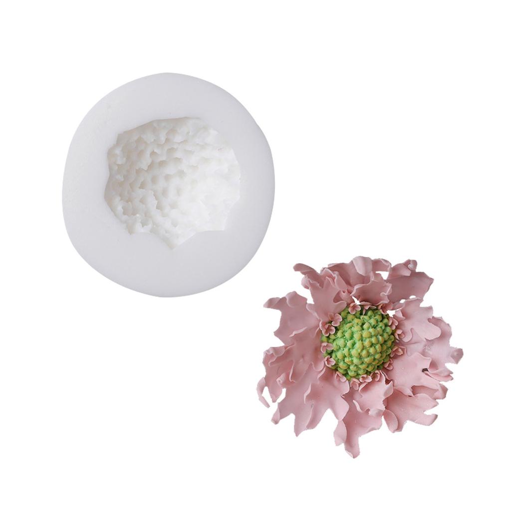 Flower Stamen Silicone Mold DIY Fondant Cake Decorating Tool Sugarcraft Chocolate Clay Gumpaste Mold Kitchen Baking Tool