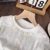 Mädchen Langarm Süßes Blumen Basic T-Shirt Für Kinder
