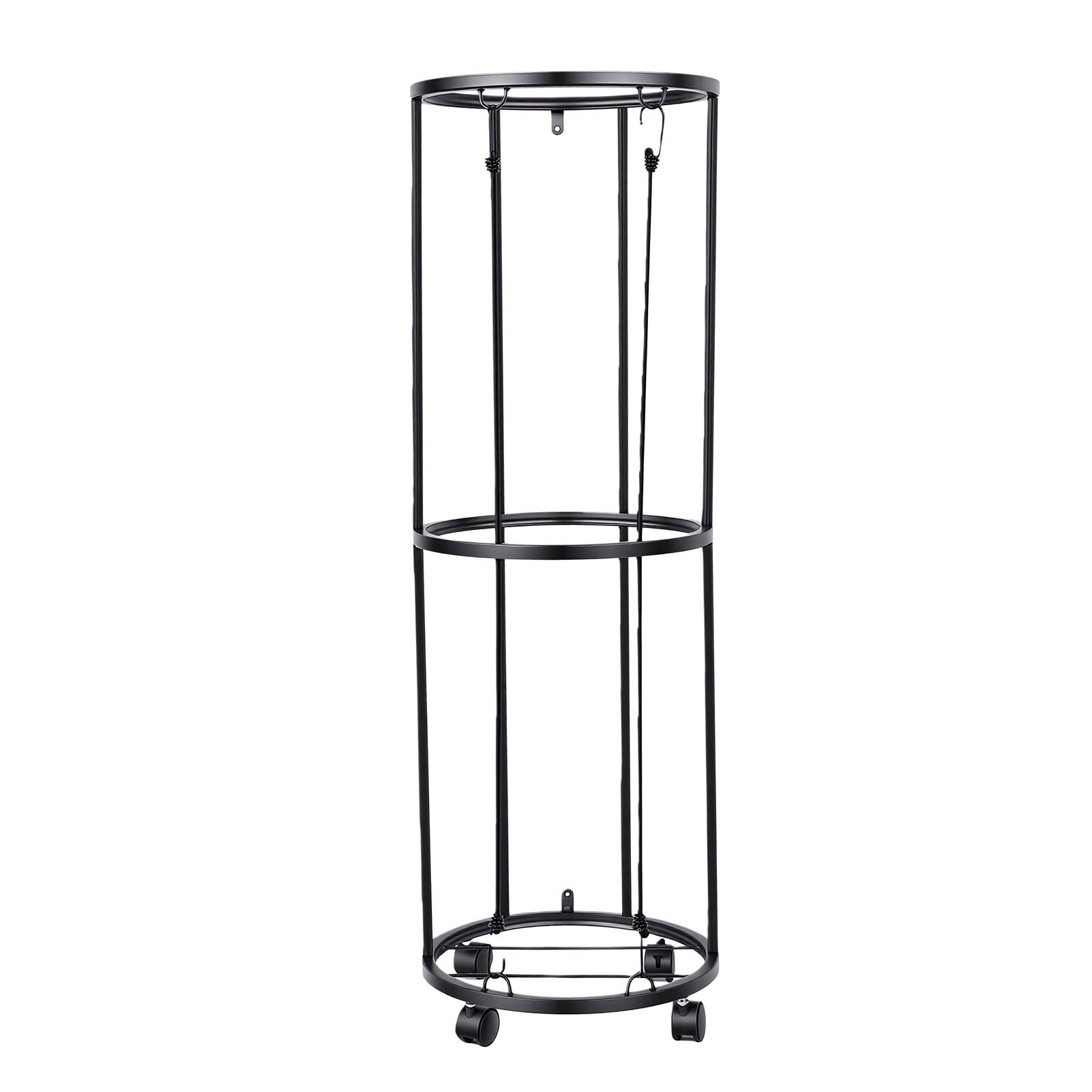 Ball Storage Basket with Wheels Silent Universal Casters Storage Rack Multi Sport Ball Holder For Home Gym School