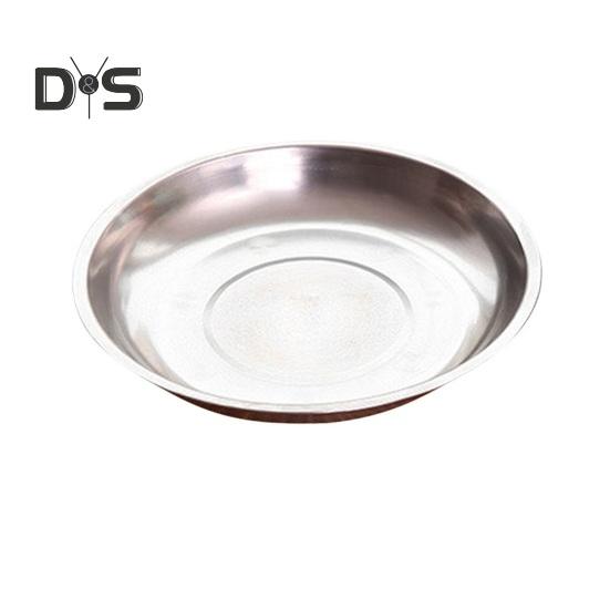 

Поднос для фруктов, красивый модный утолщенный круглый штабелируемый против падения компактный гриль из нержавеющей стали, аксессуары для дома 19cm