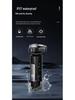 Men's Electric Shaver & Beard Trimmer: Aluminum, Full Body Washable, Digital Display