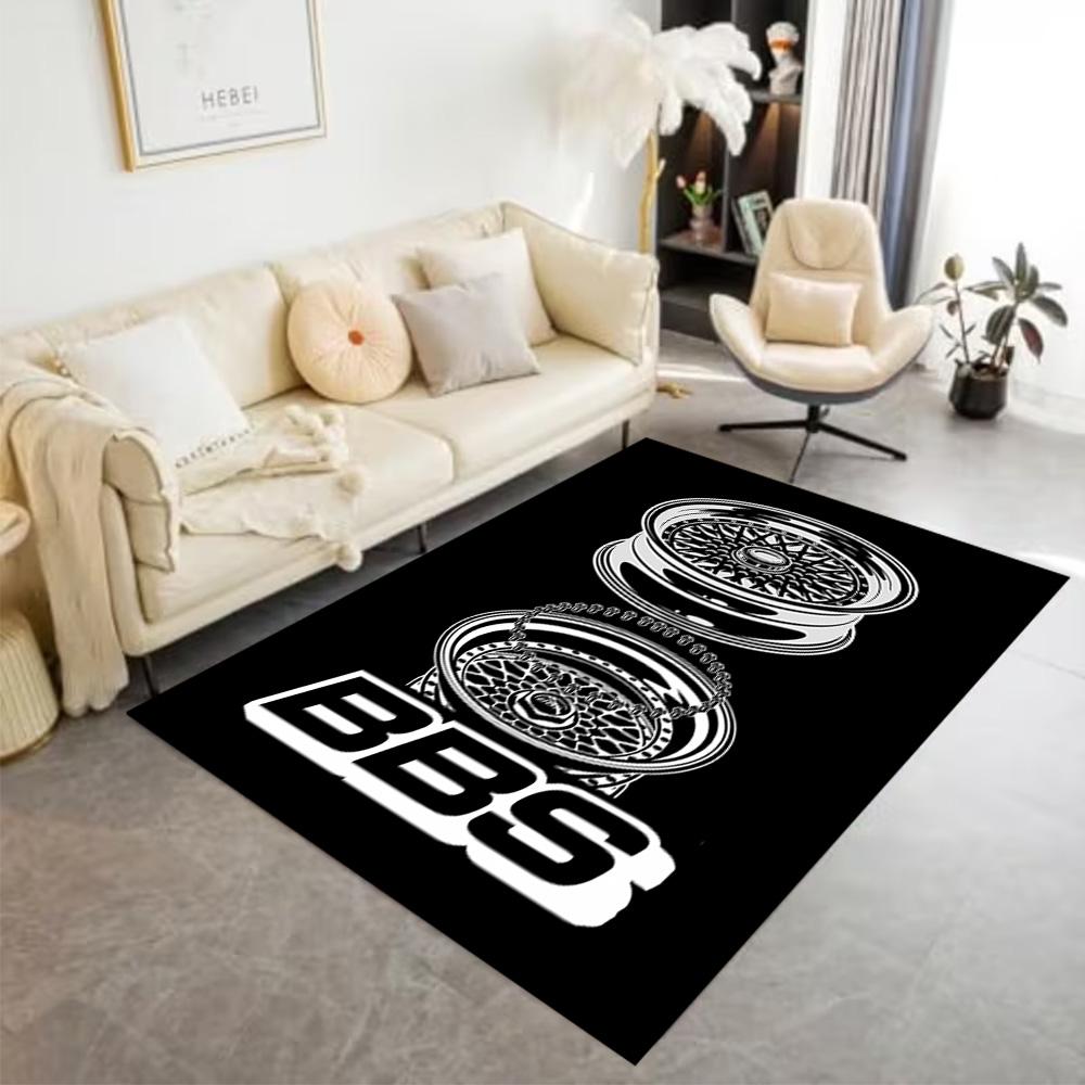 Bbs Wheel Floor Rug Office Rug Perfect for Game Room Study Room Decorate Room Living Rooms Antislip Carpet Decorate Offices