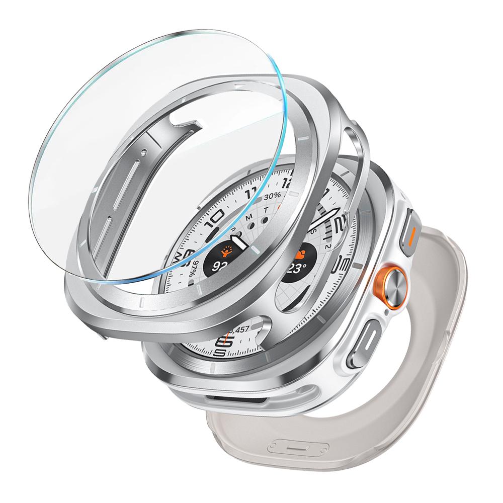 Protective Film+Aluminium Alloy Protective Case Cover Samsung Galaxy Watch Ultra 47mm Metal Case for GALAXY ULTRA Rugged Case