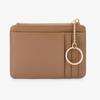 Simple With Keychain Hanging Card Bag PU Leather Thin Pocket Coin Purse Multifunction Waterproof Multi-card Wallet Gifts
