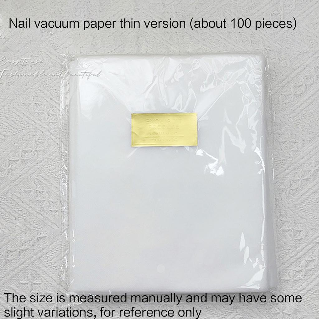100 Pcs Nail Dust Collector Filters Nail Dust Suction Collector Filters Nail Art Vacuum Cleaner Filter Paper for Salons
