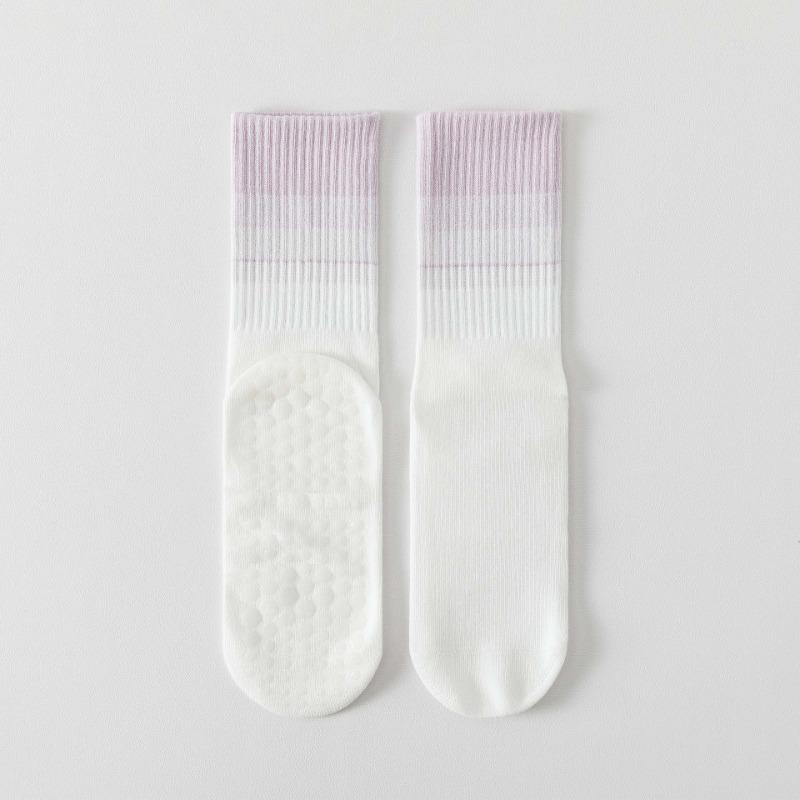 5 Pairs of Women's Summer Midtube Professional Fitness Sports Non Slip Indoor Running Yoga Socks