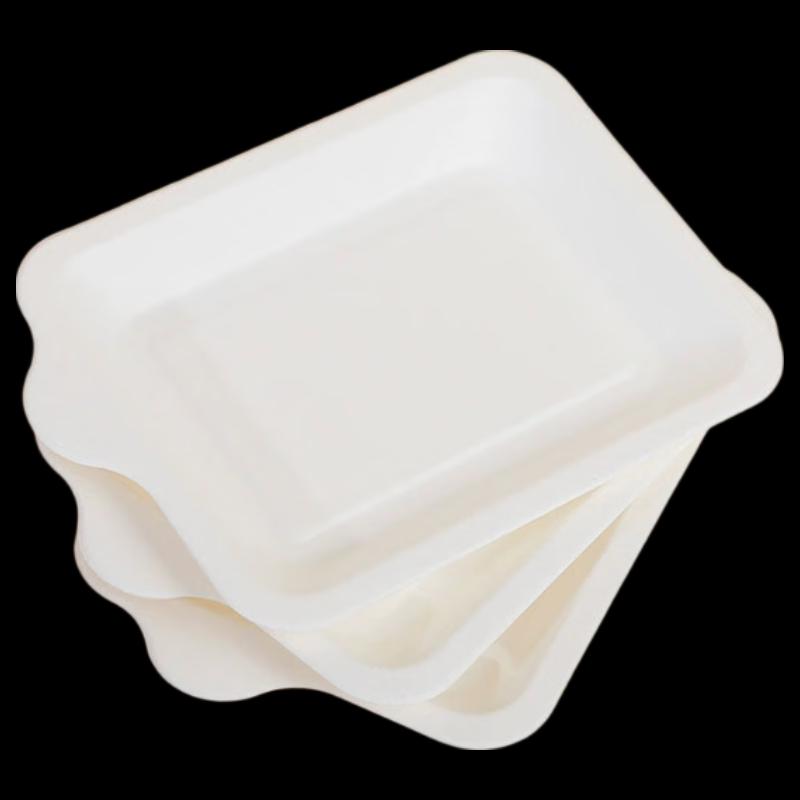 

Biodegradable Bagasse Square Disposable Plates