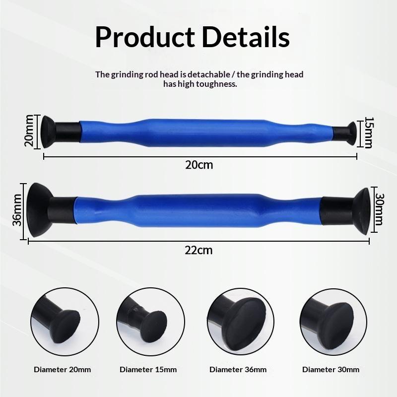 2Pcs Manual Valve Lapping Grinding Sticks Grips With Suction Cup Valve Lapping Set For Cylinder Engine Valve Dust Grinding