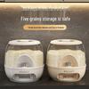 Moisture-Proof Insect-Resistant Rice Storage Container - Food-Grade Press-Type Jar for Flour and Grains
