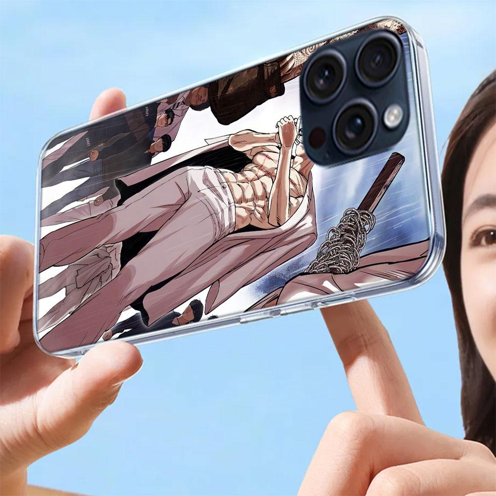 Jonggun Lookism Clear Phone Case For Iphone 17 Air 16 Pro Max 15 Pro 14 Plus 17E 16E 11 13 12 Mini Cover Cases Fundas Cell TPU