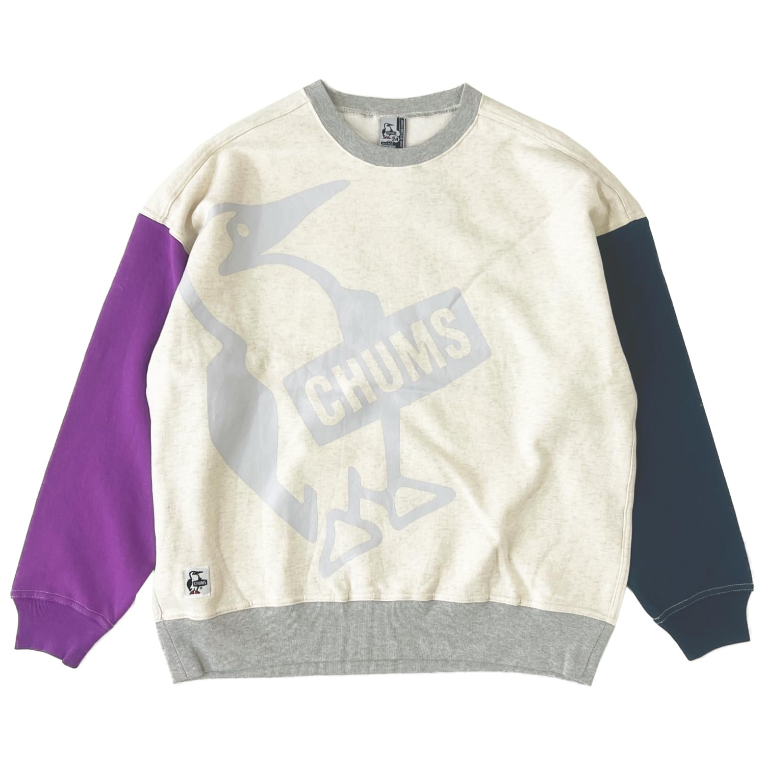 

Толстовка Oversized Big Booby Crew Top Natural Crazy L [Chums] Мужская