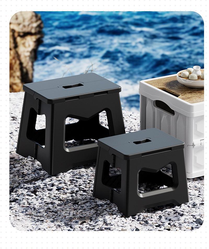 Portable Folding Plastic Stool for Outdoor, Home, Kids, Fishing, Camping, and Street Stalls