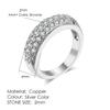 ZHOUYANG Ring For Women Simple Style Thin Rings Micro-inserts Cubic Zirconia Austrian crystal Fashion Jewelry R421 R062