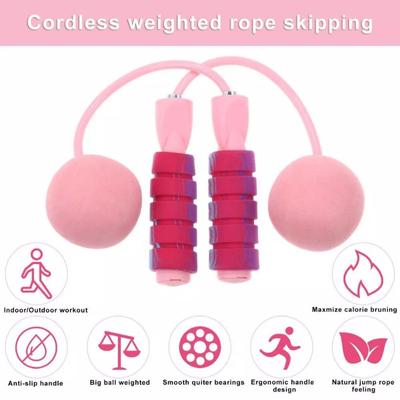 2,75 Zoll Kugellager Schnurloses Springseil Tragbares Fitnessstudio-Equipment für Zuhause Boxausrüstung Kind Outdoor-Sport Schweres Springseil