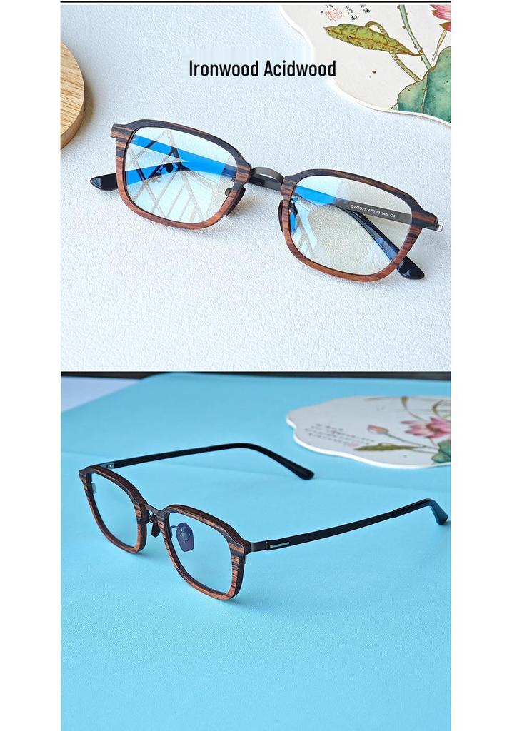 Summer Men's Retro Titanium Alloy Glasses - Light Luxury Eyewear Frame