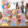 Colorful Six Seven Party Decor Ice Cream Theme 67 Honeycomb Ornaments  Birthday Party