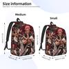Fashion Jujutsu Kaisen Backpack Funko Mochilas Vintage School Large Capacity Rucksack