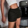 Damen Cargo-Shorts für Freizeit, mit Taschen, elastischem Bund, Sportshorts für den Sommer, Outdoor und tägliche Aktivitäten