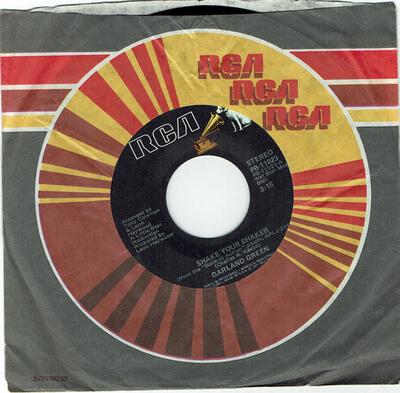 7inch Record GARLAND GREEN - Shake Your Shaker / Lovin' You Baby PB11023 RCA 1977 US Soul/Funk Used