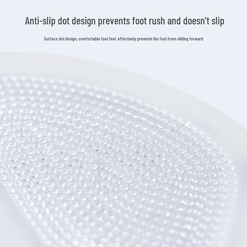 Silicone Forefoot Pad: Transparent, Non-Slip, Super Soft, Thickened, Adjustable Size, Anti-Pain Insole
