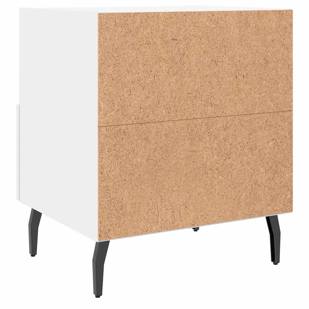 Nightstands 2 pcs White 40 x 35 x 47.5 cm Particleboard
