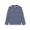 MLB Boston Red Sox Color Block Striped Long Sleeve Cotton Casual T-Shirt Unisex Tops 3ATSV0664-43NYM