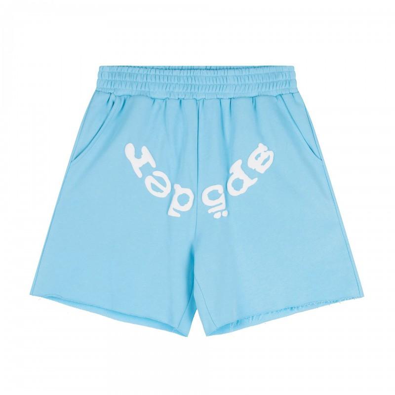 Mens Cotton Short Pants With Embroidered Loose Fit Casual Shorts Outdoor Wear
